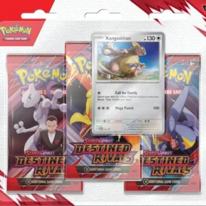 Pokémon TCG: Scarlet & Violet - Destined Rivals 3-Pack Blister (Kangaskhan)