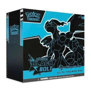Factory sealed Pokémon TCG Scarlet and Violet Black Bolt Pokémon Center Elite Trainer Box