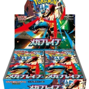 Factory sealed Pokemon TCG Mega Evolution Mega Brave Japanese Booster Box M1L
