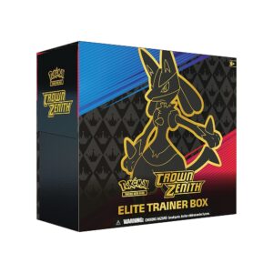 Factory sealed Pokémon TCG Sword and Shield Crown Zenith Elite Trainer Box