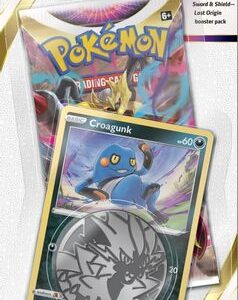 Pokémon TCG: Sword & Shield - Lost Origin Premium Checklane Blister (Croagunk)