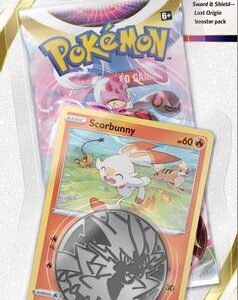Pokémon TCG: Sword & Shield - Lost Origin Premium Checklane Blister (Scorbunny)