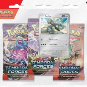 Pokémon TCG: Scarlet & Violet - Temporal Forces 3-Pack Blister (Cyclizar)