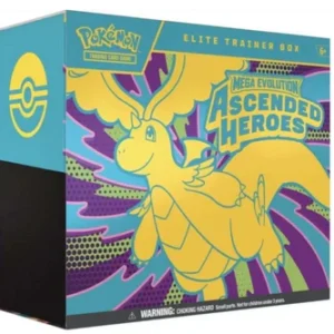 Factory sealed Pokémon TCG Mega Evolution Ascended Heroes Elite Trainer Box standard