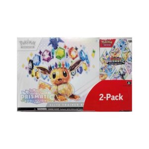 Pokemon Scarlet & Violet Prismatic Evolutions Elite Trainer Box Booster Bundle Exclusive 2-Pack