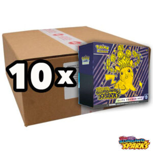 Pokémon TCG: Scarlet & Violet—Surging Sparks Elite Trainer Box Sealed Case (10 Count)