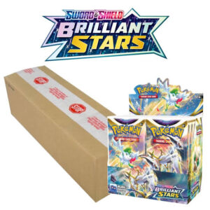 Pokémon TCG: Sword & Shield—Brilliant Stars Booster Box Sealed Case (6 Display Boxes)