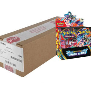 Pokémon TCG: Mega Evolution—Chaos Rising Booster Box Sealed Case (6 Display Boxes)