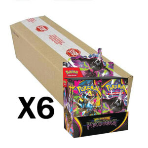 Pokémon TCG: Mega Evolution—Pitch Black Booster Box Sealed Case (6 Display Boxes)