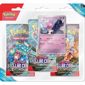 Pokémon TCG: Scarlet & Violet - Stellar Crown 3-Pack Blister Item (In Stock)